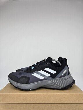 adidas Women's Terrex Soulstride FY9256 Black Mint Ton Trail Shoes Size 10.5